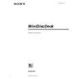 SONY MDS-S41 Owner's Manual cover photo