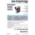 SONY DCRPC350E Service Manual cover photo