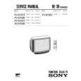 SONY KVX2181A Service Manual cover photo