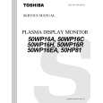 TOSHIBA 50WP16H Service Manual cover photo