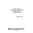 HITACHI SV340E/K Service Manual cover photo