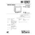 SONY KV13TR24X Service Manual cover photo