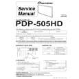 PIONEER PDP-505HD/KUC/1 Service Manual cover photo
