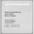 SENNHEISER HD 414 X Owner's Manual cover photo