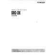 KENWOOD SRC-3X Owner's Manual cover photo