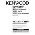 KENWOOD KDV-S211P Owner's Manual cover photo