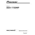 PIONEER DEH-1150MP/X1N/EC Owner's Manual cover photo
