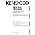 KENWOOD KR-V8090 Owner's Manual cover photo