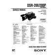 SONY DSR200 Service Manual cover photo