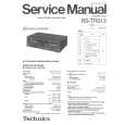 TECHNICS RSTR313 Service Manual cover photo