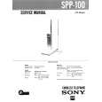 SONY SPP100 Owner's Manual cover photo