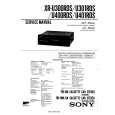 SONY XRU300RDS Service Manual cover photo
