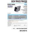 SONY DCRTRV22 Service Manual cover photo