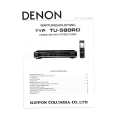 DENON TU-580RD Service Manual cover photo