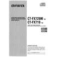 AIWA CTFX719 Owner's Manual cover photo