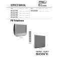 SONY KV21LT1B Service Manual cover photo