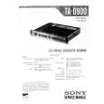 SONY TA-D900 Service Manual cover photo