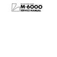 LUXMAN M6000 Service Manual cover photo