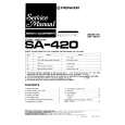PIONEER SA-420 Service Manual cover photo
