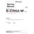 PIONEER S-CR52-W/SXTW/EW5 Service Manual cover photo