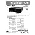 SONY XR7190 Service Manual cover photo