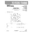 SONY TCFX320 Service Manual cover photo