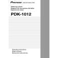 PIONEER PDK-1012 Service Manual cover photo