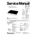 TECHNICS SLL2 Service Manual cover photo