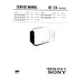 SONY KVA2131A Service Manual cover photo