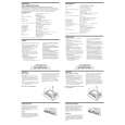 SONY XM-504Z Owner's Manual cover photo