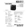SONY HCDD117 Service Manual cover photo