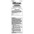 SONY WM-SXF39 Owner's Manual cover photo