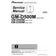 PIONEER GMD500M Service Manual cover photo