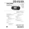 SONY CFDV15 Service Manual cover photo