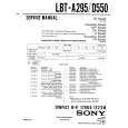SONY LBT-A295 Service Manual cover photo