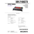 SONY XM2100GTX Service Manual cover photo
