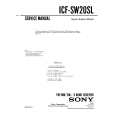 SONY ICFSW20SL Service Manual cover photo