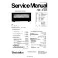 TECHNICS SAE100 Service Manual cover photo