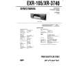 SONY EXR-105 Service Manual cover photo