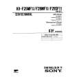 SONY KVF29SF1 Service Manual cover photo