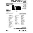 SONY DCR-SC100 Service Manual cover photo