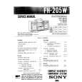SONY FH205W Service Manual cover photo
