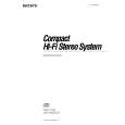 SONY LBT-V402CD Owner's Manual cover photo