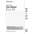 PIONEER DV-49AV/KUXZT/CA Owner's Manual cover photo