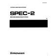 PIONEER SPEC-2 Owner's Manual cover photo