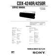 SONY CDX4240R Service Manual cover photo