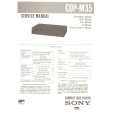 SONY CDP-M55 Service Manual cover photo