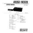SONY A92GX18C820 Service Manual cover photo