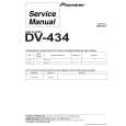 PIONEER DV-434 Service Manual cover photo