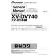 PIONEER XV-DV440 Service Manual cover photo